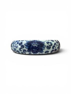 Vintage  Blue And White Porcelain Bangle